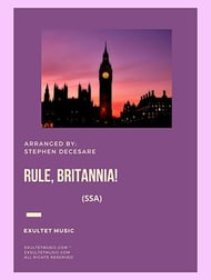 Rule, Britannia!: SATB SSA choral sheet music cover Thumbnail